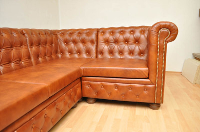 Rohová sedačka Chesterfield atyp 2