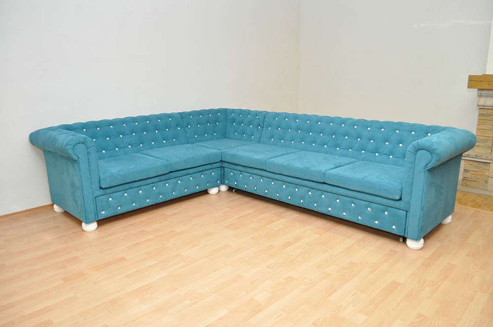 Rohová sedačka Chesterfield
