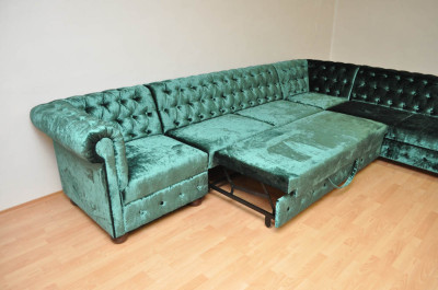 Rohová sedačka Chesterfield atyp 3