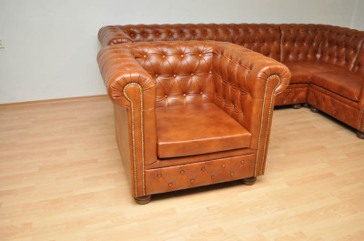 Rohová sedačka Chesterfield atyp 2