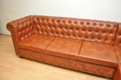Rohová sedačka Chesterfield atyp 2