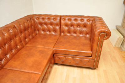 Rohová sedačka Chesterfield atyp 2