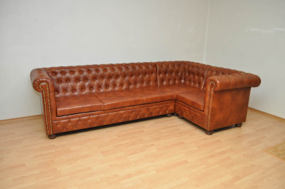 Rohová sedačka Chesterfield atyp 2
