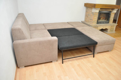 Sedačka v tvare U Lugano atyp 8