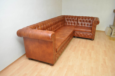 Rohová sedačka Chesterfield atyp 2